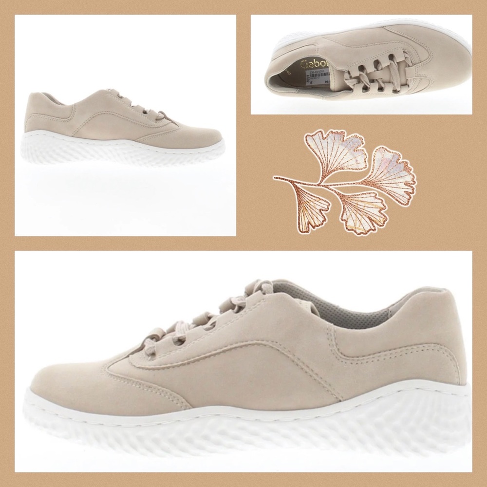 🌻 NEW Gabor Lady’s Beige Trainers Sneakers Size 9 🌻